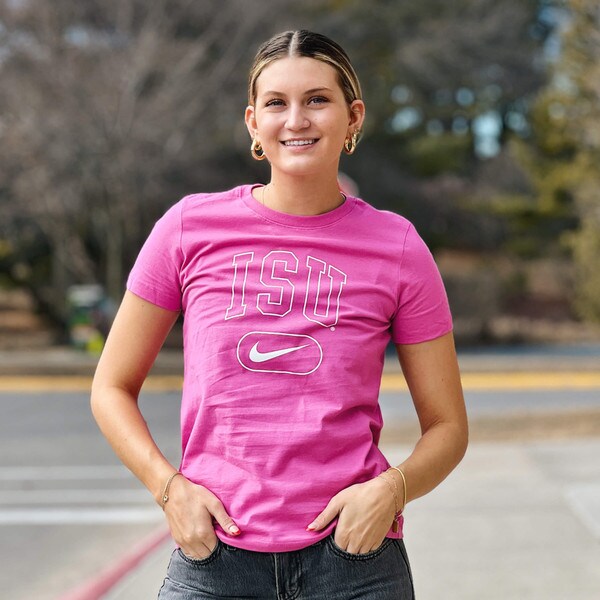 Nike® Women's ISU Pink T-Shirt